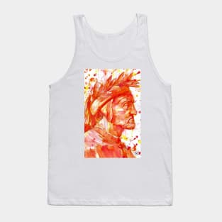 DANTE ALIGHIERI - after RAPHAEL - watercolor portrait Tank Top